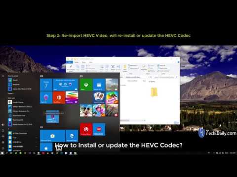 hevc codec after effects